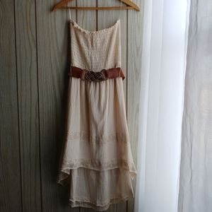 Maurices High-Low Peasant Dress with Belt